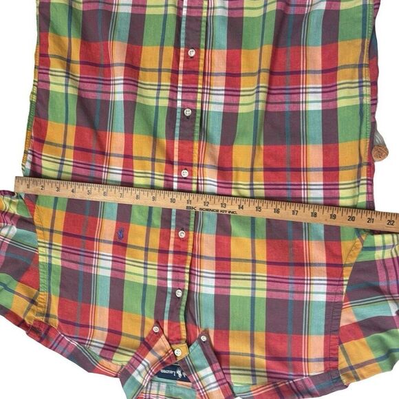 Ralph Lauren short sleeve plaid button down shirt size small - Picture 4 of 14